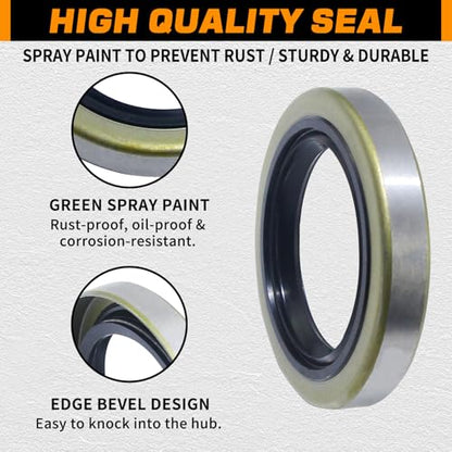 4pcs Trailer Hub 10-36 Grease Seals 22333TB 2.25'' ID x 3.376'' OD