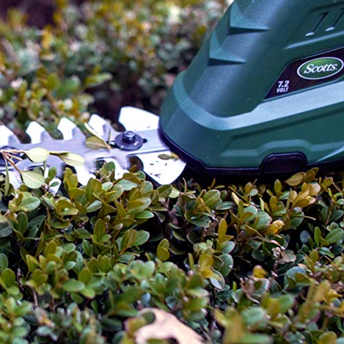 Scotts LSS10272PS 7.5-Volt Grass Shear/Shrub Trimmer, Wheeled Handle - style: 7.5-Volt Shrub Shear w/pole