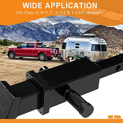 Trailer Hitch Locks, 5/8" Dia 4" Long Pin Fits 2" 2.5" 3" 3.5" Receiver - color: 1pack, size: 4" Pin