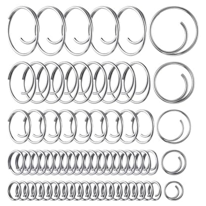 66 Pcs 316 Stainless Steel Cotter Ring Kit, 5 Sizes, Marine