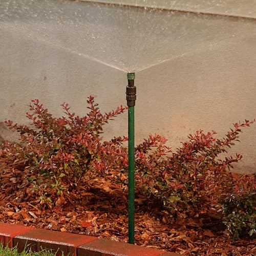 10-Pack Orbit 37332 26-48" Adjustable Aluminum Sprinkler Riser with 12-ft Pattern Nozzle