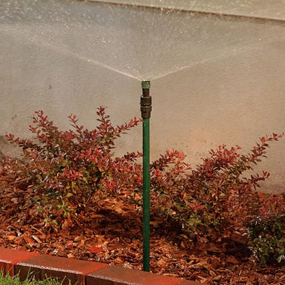 10-Pack Orbit 37332 26-48" Adjustable Aluminum Sprinkler Riser with 12-ft Pattern Nozzle