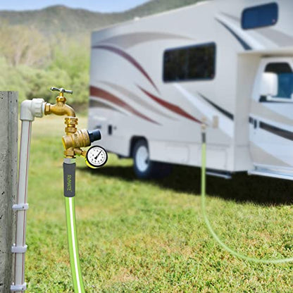RVMATE RV Water Pressure Regulator, Lead-Free Brass - size: Adjustable 1.0