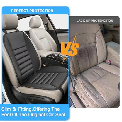 Car Seat Cushion with Back Support Pillow, 1.2'' Memory Foam, Black - size: X-Large