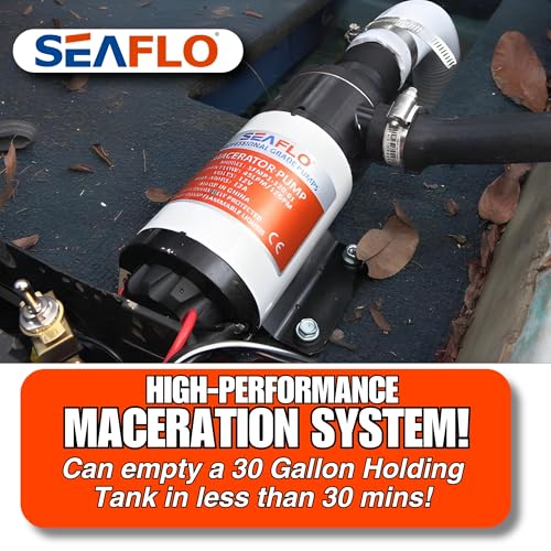 SEAFLO Macerator Pump System 24V for RV Marine 01 Series - style: 24V