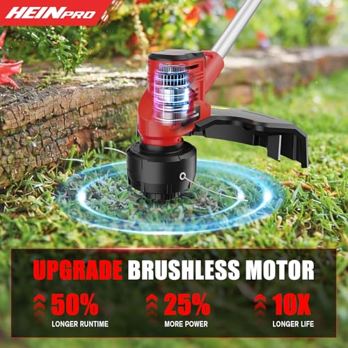 HEINPRO Cordless Weed Wacker Compatible with Milwaukee M18 Battery - size: 16-INCH