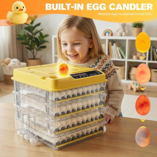 288 Egg Incubator for Hatching Eggs with Auto Turner, Temp Control, Candler - color: 288 Egg
