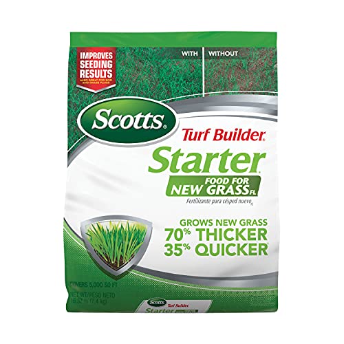 Scotts Turf Builder Starter Food for New GrassFL, 16.37 lbs. - size: 5,000 sq. ft., style: Florida