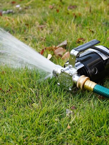 1/10HP Water Transfer Pump, Electric Utility Pump w/ 2x 6ft Garden Hose Kit