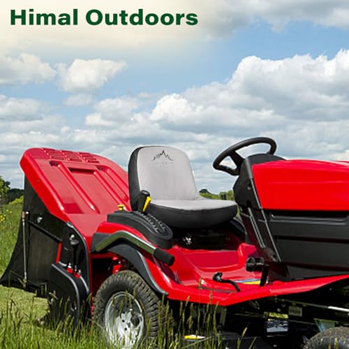 Himal Lawn Mower Seat Cover, Weatherproof Durable Tractor Seat Cover Gray M - size: Medium