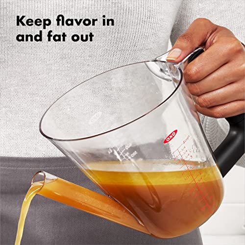 OXO Good Grips 4 Cup Fat Separator, Clear - size: One Size, style: 4 Cup