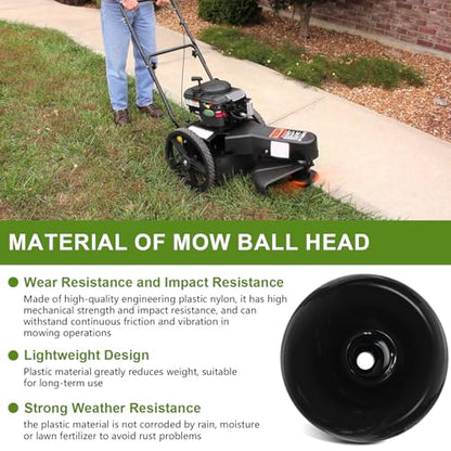 311011 String Trimmer Mow Ball Head Hex Center for Walk Behind Mower Parts