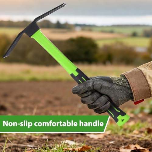 15 inch Garden Hoe Durable and Comfortable Handle Garden Tools for Flower Work - color: Single Green