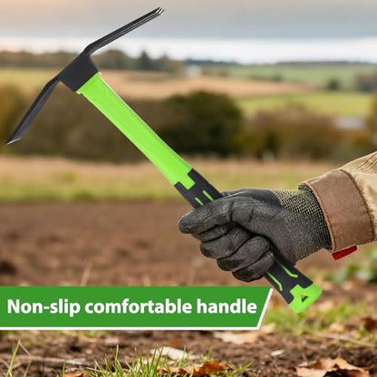 15 inch Garden Hoe Durable and Comfortable Handle Garden Tools for Flower Work - color: Single Green