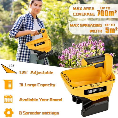 Handheld Power Spreader Compatible for Dewalt 20V Battery (Not Included) - color: Yellow