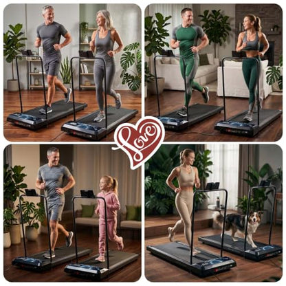 Gkyet Walking Treadmill Pad with Incline, 2.5 HP Under Desk Treadmill - color: BlueMoon
