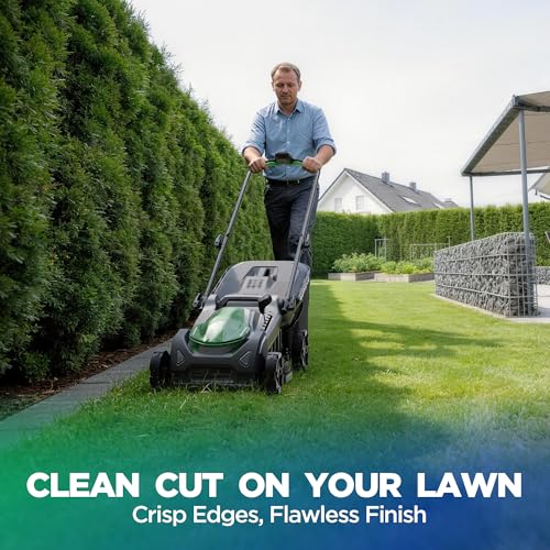 17.5" 40V Brushless Cordless Lawn Mower for Medium Yards - size: 17.5 Inch