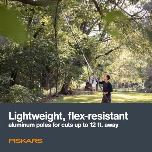 Fiskars 3-12 Ft XtendControl Extendable Modular Pole Saw & Tree Trimmer - style: 12' X1 Saw