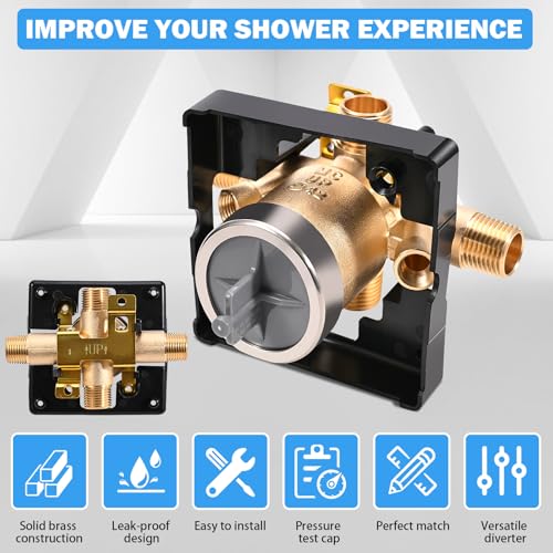 R10000-UNWS MultiChoice Tub and Shower Rough-In Valve Body - style: R10000-UNWS