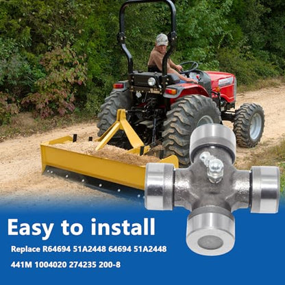 Series 4 Cross Bearing Kit, Replacement for King Kutter Eurocardan Bush Hog PTO Shaft, Universal Joint U-Joint Replace R64694 64694 51A2448 441M 1004020 274235 200-8 & Comer 180.014.130