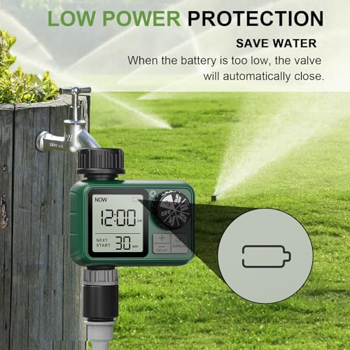 Water Timer for Outdoor Garden Hose, Sprinkler Timer for Garden - style: 1 Outlet-2 Pack