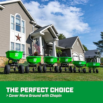 CHAPIN 89400C TurfPro 100 lb Lawn Spreader, Contractor, Stainless Steel - style: 100Lbs, Contractor