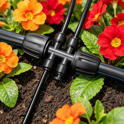 1/4 Inch Drip Irrigation End Plug Fittings, 22 Pieces End Cap Connectors for 1/4" Irrigation Tubing Push-to-fit Fittings Leak Free Drip Line Plug Parts for Garden Lawn Irrigation System - size: 1/4" Push to Connect Plug