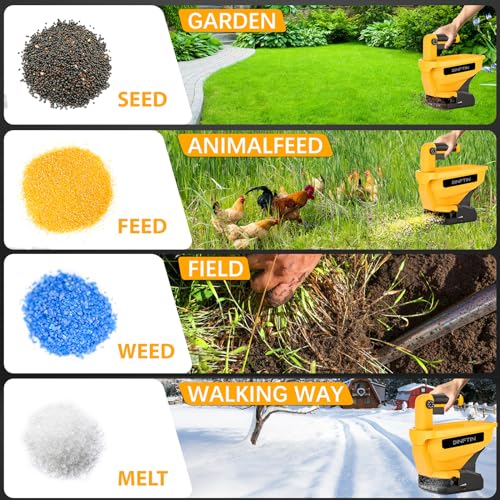 Handheld Power Spreader Compatible for Dewalt 20V Battery (Not Included) - color: Yellow
