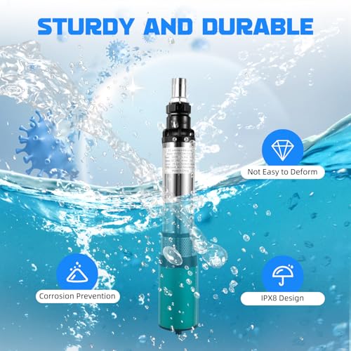 24 V Well Pump Deep Well Submersible Water Pump 200W Solar Pump Stainless Steel Deep Well Submersible Water Pump for Irrigation Home Industrial Livestock Drinking or Tank Filling (24V 200W) - color: 24v 320w