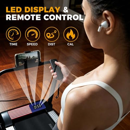 Gkyet Walking Treadmill Pad with Incline, 2.5 HP Under Desk Treadmill - color: Black