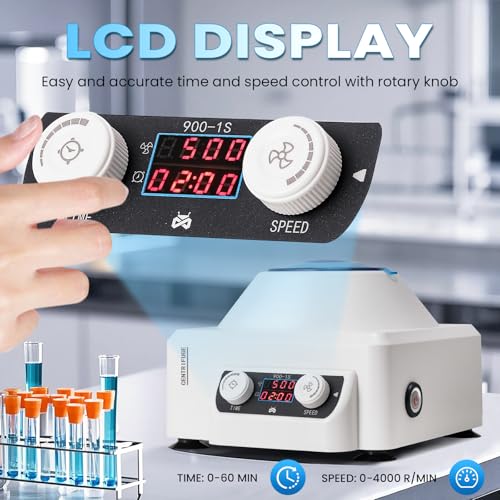 Mxmoonant Centrifuge Machine, 4000RPM Lab Benchtop PRP Centrifuges