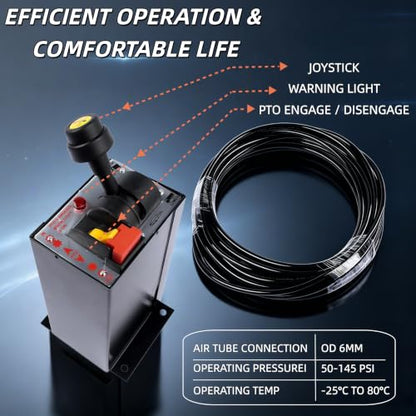 PTO Switch Control Valve Dump Pump for Dump Truck Tipper with Console Tower 10m Air Tube