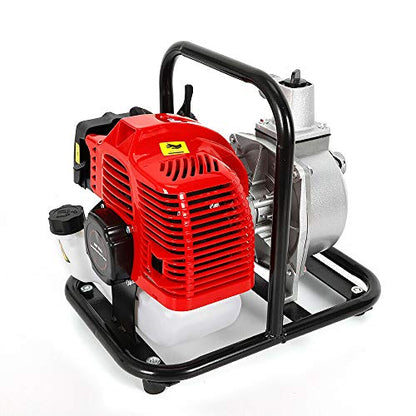 1.7HP 2-Stroke 43CC 35GPM Gasoline Powered Semi-trash Water Transfer Pump - color: 1.7hp 2-stroke