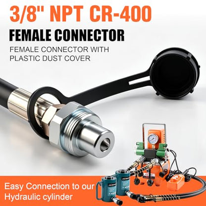 HZLZRZ Mini Double Acting Electric Hydraulic Pump with CR-400 Connector - style: HZED—700C