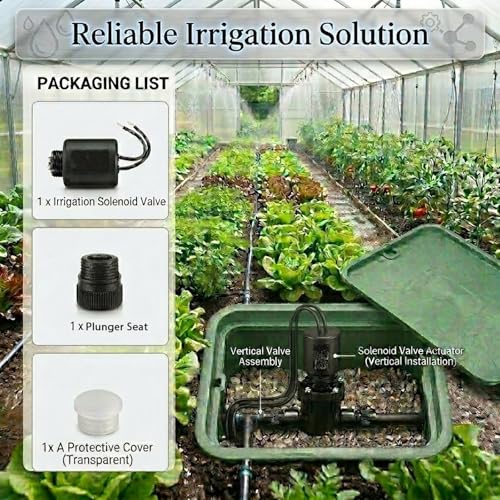 24VAC Sprinkler Solenoid Replacement 3/4" MPT, Corrosion-Resistant - color: 1 Pack