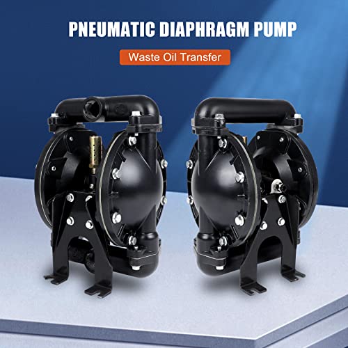 Dollate QBY4-25L Air Operated Double Diaphragm Pump, 1 inch Outlet