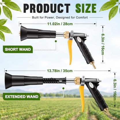 2 Pcs Adjustable Agricultural Sprayer Guns up to 5.5 GPM 400 PSI