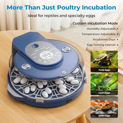 Egg Incubator for Hatching Eggs, 5 Preset Incubation Modes & 1 Custom Mode