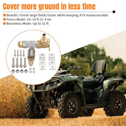 Boomless Sprayer Nozzle ATV Spot Sprayer Width Up to 31FT(Style1)