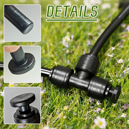 50 Pack 1/4" End Plug for Quick Connectors - size: 50PCS 1/4" End Plugs for 1/4" Connector