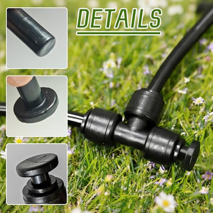 50 Pack 1/4" End Plug for Quick Connectors - size: 50PCS 1/4" End Plugs for 1/4" Connector