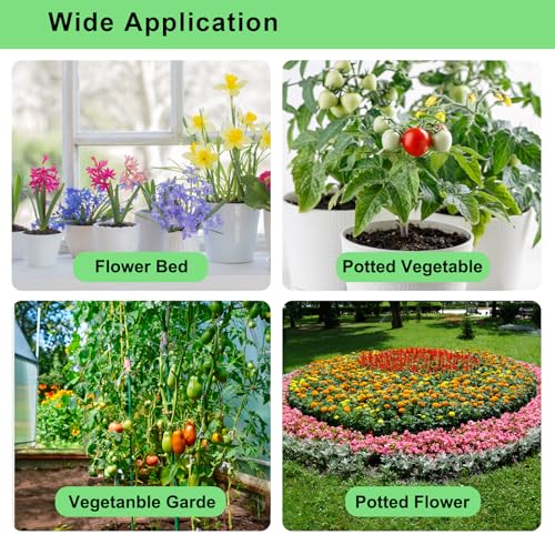 250FT Drip Irrigation Kit – 2026 New Quick-Connect Micro Irrigation System with 1/4'' 1/2'' Tubing, Locking Nozzle Emitters, Adjustable Misting Sprayers for Gardens, Lawns,Raised Beds and Greenhouses - size: 247FT (47FT 1/2 Inch+200FT 1/4 Inch）