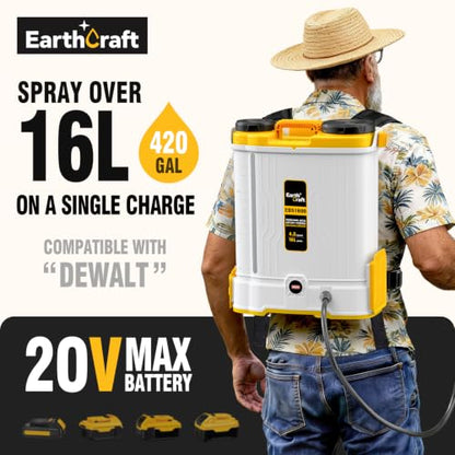 4.2 Gal Backpack Sprayer for DeWalt 20V Battery (Tool Only) - size: 4.2GAL