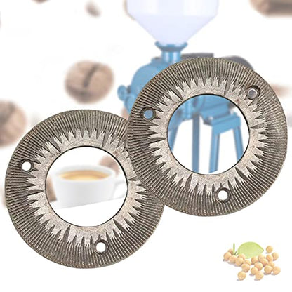 2PCS Grinding Sheets for 3000W 110V Electric Grain Mil