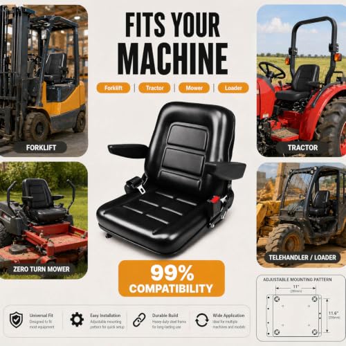 Universal Lawn Tractor Seat,Zero Turn Seat Replacement for Ariens IKON-XD
