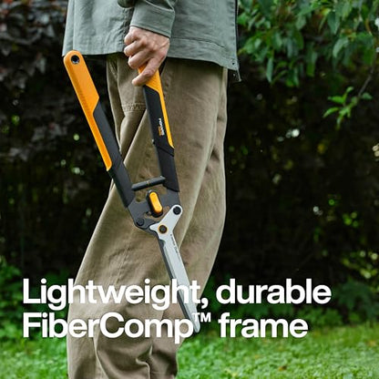 Fiskars 25" DualAction Hedge Shears, 2-in-1 Fast or Powerful Trimming - style: 25" 2-in-1