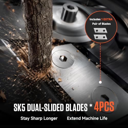 AIVOLT Electric Wood Chipper, 15-Amp Chipper Shredder - size: Portable