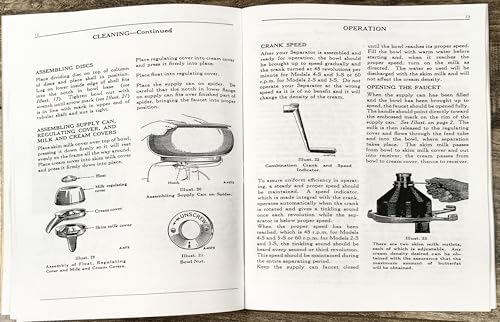 AgPubs Operators Manual for Mccormick 2-S 3-S 4-S 5-S Cream Milk Separator Owners