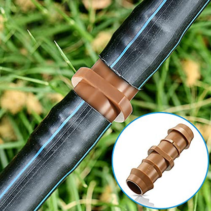 Outus 36 Pcs 1/2 Inch Drip Irrigation Tubing Fittings Barbed