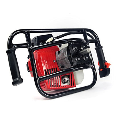 XtremepowerUS 2.5HP Post Hole Digger 63cc Gas-Powered 2-Stroke Auger Digging Drill Shaft Size 3/4" (Machine Only) - style: Digger Engine